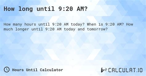 how long until 9pm|Iba pa.